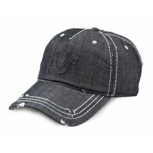 True Religion Men’s Vintage Distressed Trucker Hat